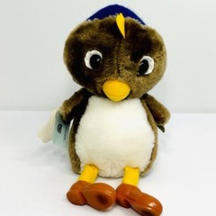 Snuggables Spencer Sparrow Plush 9” Blue Cap Orange Shoes Vintage 80’s Heartline