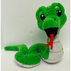 Universal Studios Harry Potter Slytherin Emblem Green Snake Plush 9″ Mascot