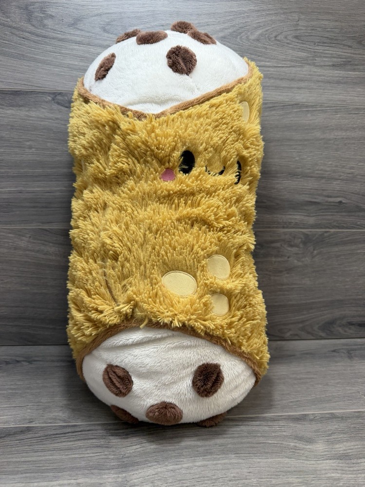 Squishable Cannoli Plush Comfort Food 20” Food Large RARE Stuffed Animal
