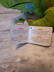 Wild Republic CK Iguana Plush Stuffed Animal Green Orange 23 Inches NEW