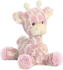 Loppy Giraffe Plush (Pink Plush)