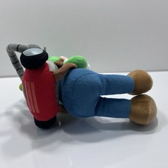 San-ei Little Buddy Luigi’s Mansion Scared Luigi 10” Plush W/ Ghost Vacuum