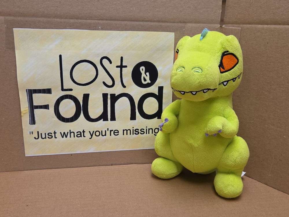 2023 Nickelodeon Reptar Plush Green Dinosaur Rugrats Retro Stuffed Just Play 9″