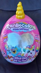 Rainbocorns Original Series 1 Sequin Surprise Pink Egg Silver Heart New Sealed