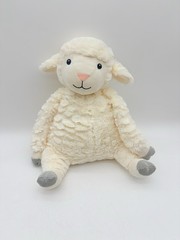First Impressions Lamb Sheep Plush Cream Soft Stuffed Baby Lovey Macys 12”