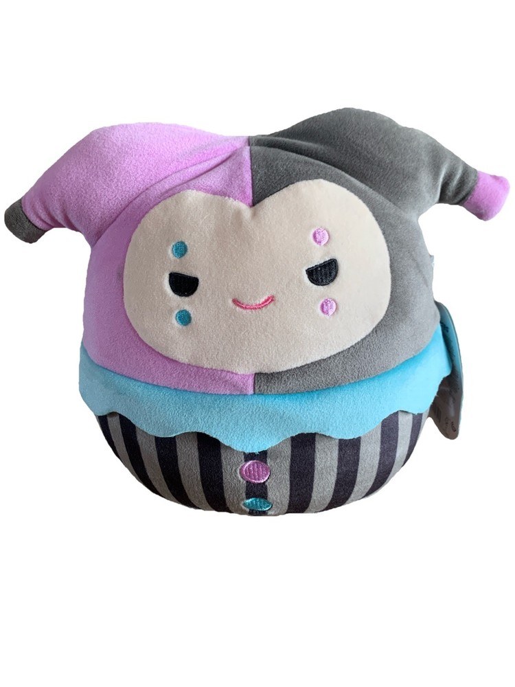 The Original Squishmallows Alsace Lorraine the Jester 8″ Purple & Black Plush