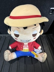One Piece Luffy Plush 12″ Round1 Exclusive Anime Stuffed Toy Brand New w/ Tags