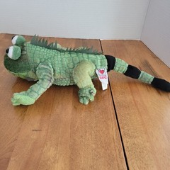 GANZ Webkinz Iguana HM340 NO CODE Plush Toy Stuffed Animal Lizard Reptile