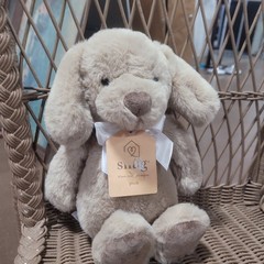 Snug Brown Puppy Dog Plush Stuffed Animal Lovey 12″ New