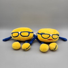 Culver’s CURDIS & GOLDIE CHEESE CURD Plush Toys Set of 2 Stuffed Promo Girl Boy