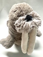 Jellycat Willie Walrus gray Plush Stuffed Animal 10/12 “ Retired