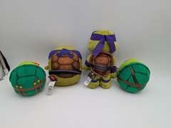 Ty Mattel Teenage Mutant Ninja Turtles Lot Plush Donatello Michaelangelo Stuffed