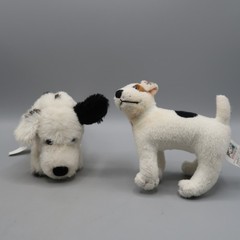 Batt Puppy Dog & Wishbone Jack Russell Terrier Lot of 2 Used Small