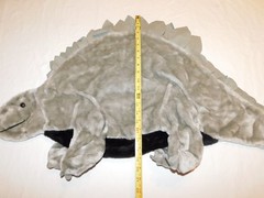 VTG DAKIN SAN FRANCISCO DINOSAUR JUMBO PLUSH STEGOSAURUS 40 SALESMAN SAMPLE SKIN