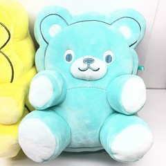 Jazwares Snackeeze Gummy Bear Plush ,Pink,Yellow,Aqua Russ Super Soft