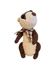 Handmade Crochet Mini Ferret Stuffed Animal