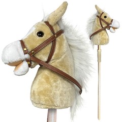 Nature Bound Stick Horse | Plush Handcrafted Hobby Horse Provides Fun Pretend Pl