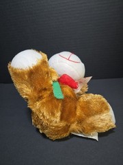 HugFun International Lion Plush Stuffed Animal Toy Valentine Red Heart Bow 9″