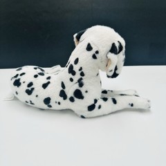 Realistic Dalmatian Dog Puppy 14″ Sitting Plush Stuffed Animal Unbranded