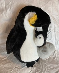 Way To Celebrate! Mother & Baby Penguin Plush Penguin Stuffed Animal 12”