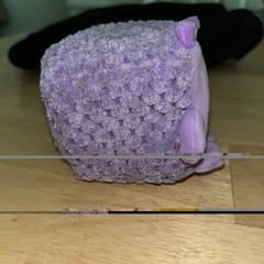Animal Adventure Stuffed Square Mini Cat Purple Super Soft Plush Toy 2023