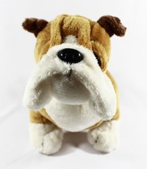 Webkinz Bulldog Dog Plush Stuffed Animal HM126 Ganz NO CODE 8″