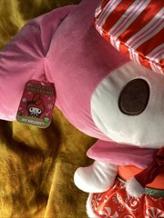 Hello Kitty Sanrio My Melody Christmas Holiday Mistletoe Jumbo Large Plush NWT!