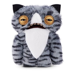 Zuru Fuggler Alley Cats Wide Eyed Cat- 9 Inch Plush Toy – Funny Ugly Monster.