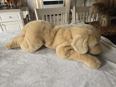 VTG Toys R Us Animal Alley Golden Retriever Dog Plush Huge Big Jumbo 36″ 3ft Y2K