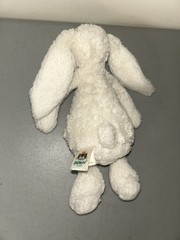 Lot Of 4 Jellycat Bashful Bunnies Dark Brown Crème Beige White Bunny Medium