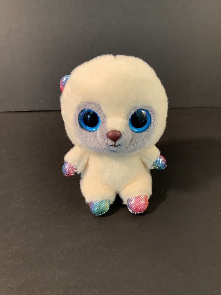 Aurora – Mini Brown Yoohoo – 5″ Rainbow Yoohoo – Vibrant Stuffed Animal