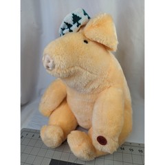 Francesca Hoerlein Pig Plush 15 Inch Knit Hat Stuffed Animal Toy