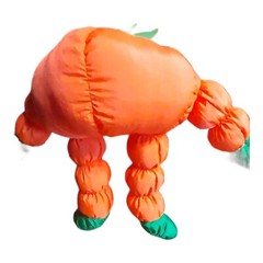 Vintage Halloween Jack O Lantern Puff Nylon Hanging Plush 1993 Summit Corp