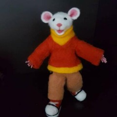 Needle Felted Mouse , Handmade Wool Mouse, Handmade Gift