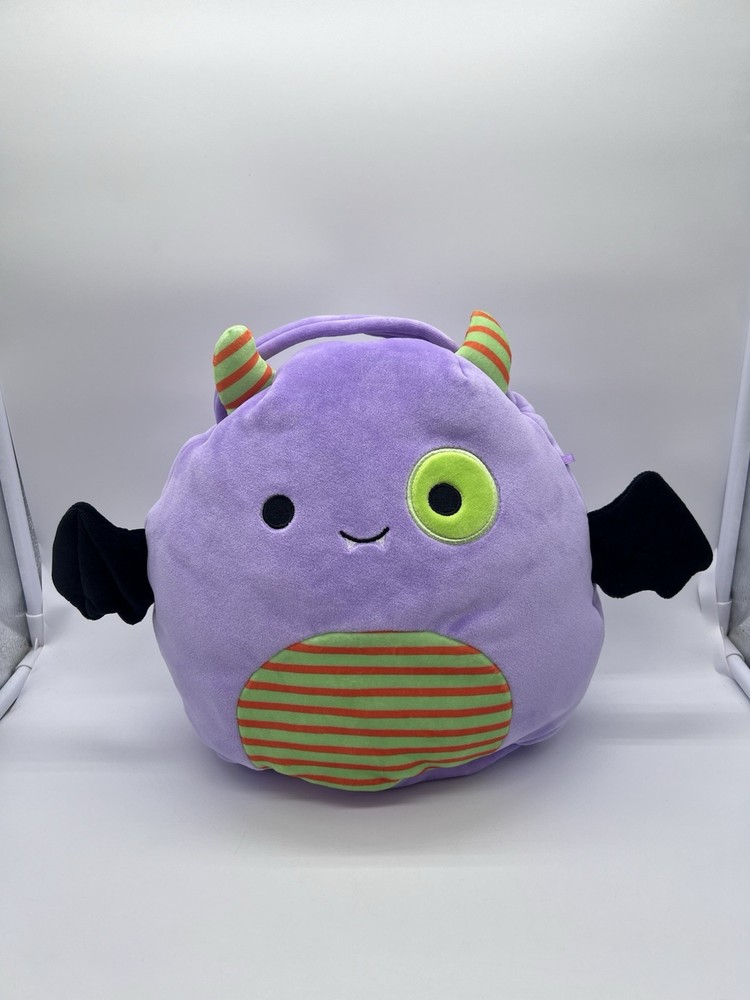 Squishmallows Blaze The Bat Halloween Trick Or Treat Pail Candy Bag 11” 2023