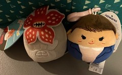 New Squishmallows Stranger Things Edition Eleven & Demogorgon 4″ Clip Plush