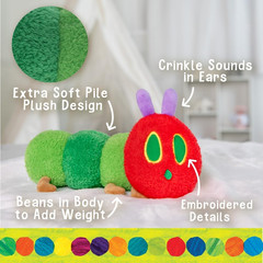 Eric Carle Very Hungry Caterpillar Extra Soft Plush Stuffed Animal Toy for Baby