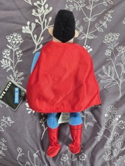 Superman Plush Warner Bros Studio Store DC Comics 11″ Bean Bag Stuffed 1999