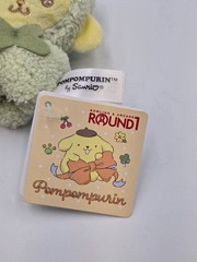 NWT Sanrio Licensed Round1 Exclusive 3.9” Pompompurin Plush