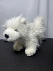 Ganz Webkinz Samoyed Dog Plush Toy White Fluffy Stuffed Animal HM176 No Code