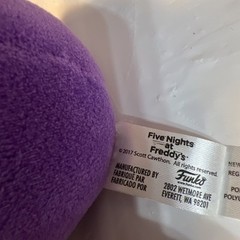 Five Nights at Freddy’s FNAF 2017 Funko Blacklight Collectible Plush FOXY Purple