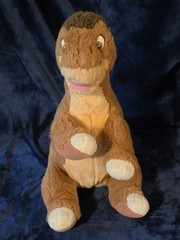 VINTAGE 1988 Land Before Time Gund Little Foot Dinosaur Plush Toy Stuffed