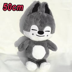 50cm SKZOO Wolf Chan Plush Toy Stray Kids Bang Chan Kpop Idol Stuffed Doll