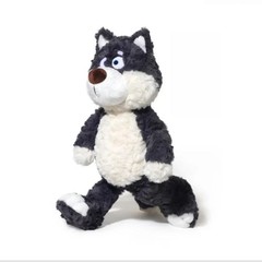 40cm Cute Gray Wolf Plush Soft Stuffed Animal Toy Kids Gift Cuddly Companion