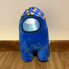 Toy Factory Among Us Blue Crewmate Plush 12in Wizard Hat w/ Tags MPN 10904