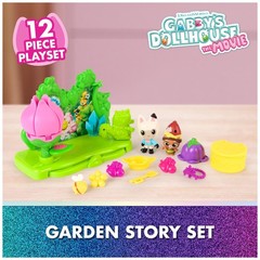 Gabby’s Dollhouse: The Movie, Garden Story 1, Pandy Paws & Kitty Gnome Set