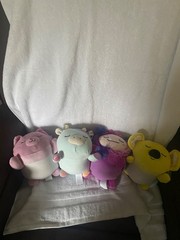 SleepAmallows by Jazzwares LOT of 4:Caedia, Donny, Celenia & Woxie plush figures