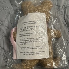 Vintage Handmade Teddy Bear Williamstown MA – NEW In Bag
