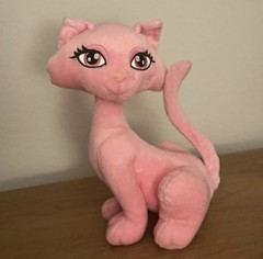 Vintage Y2K 2004 Prissy Kitties Cat Pink Plush Toy Stuffed Animal 9″ Kitty Cute