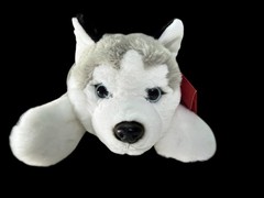 FAO Schwarz Adopt-A-Pet Husky Dog 15” Blue Eyes – New With Tags Adoption Papers
